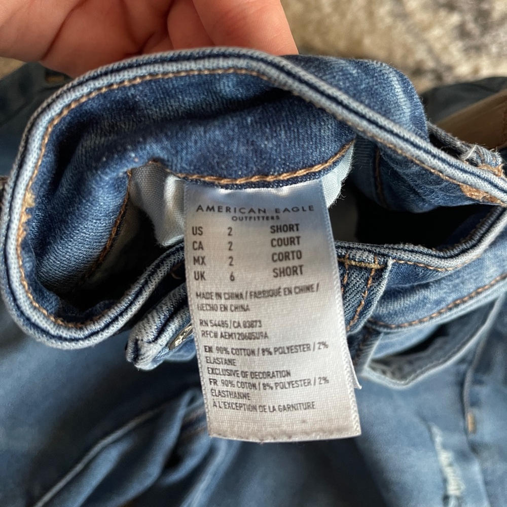 Distressed AE Jeggings SZ-2S - Picture 4 of 4